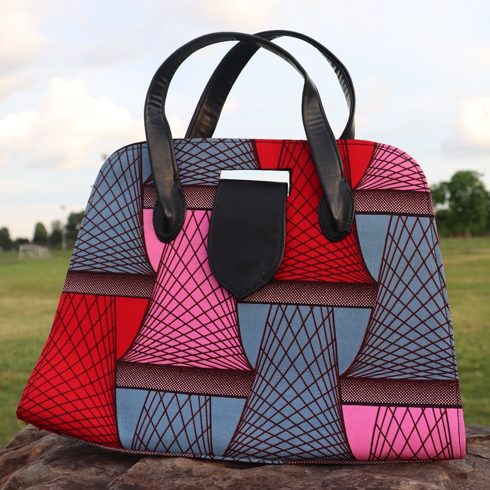 Multicolored African Print Bag (ABI ESO)